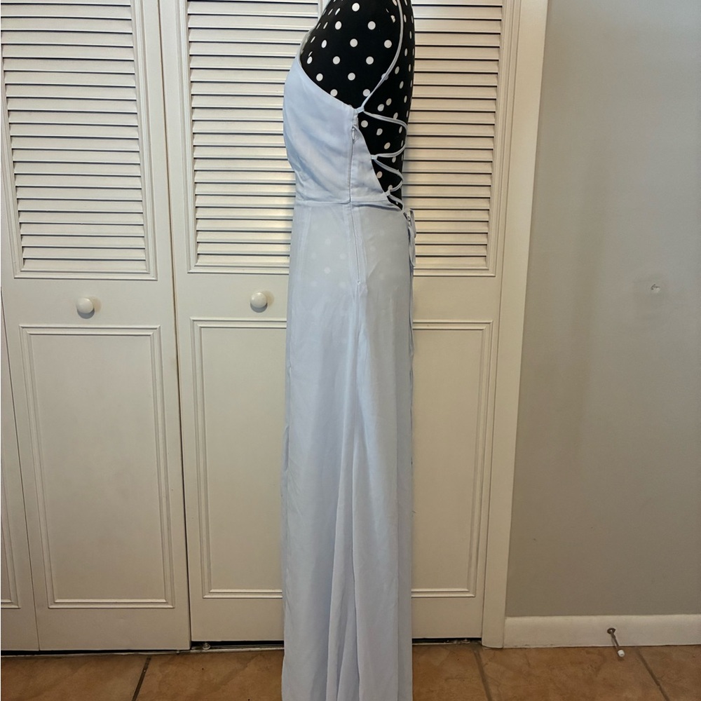 Tobi Sky Blue Rise Above Maxi Dress with Slit. XS - Picture 6 of 12